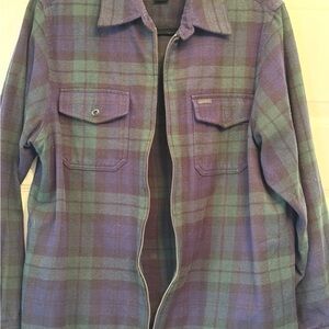 EUC RALPH LAUREN STUNNING BLACKWATCH PLAID ZIP UP JACKET
